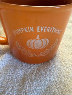 Market Finds Pumpkin Everything Orange Ceramic Mug