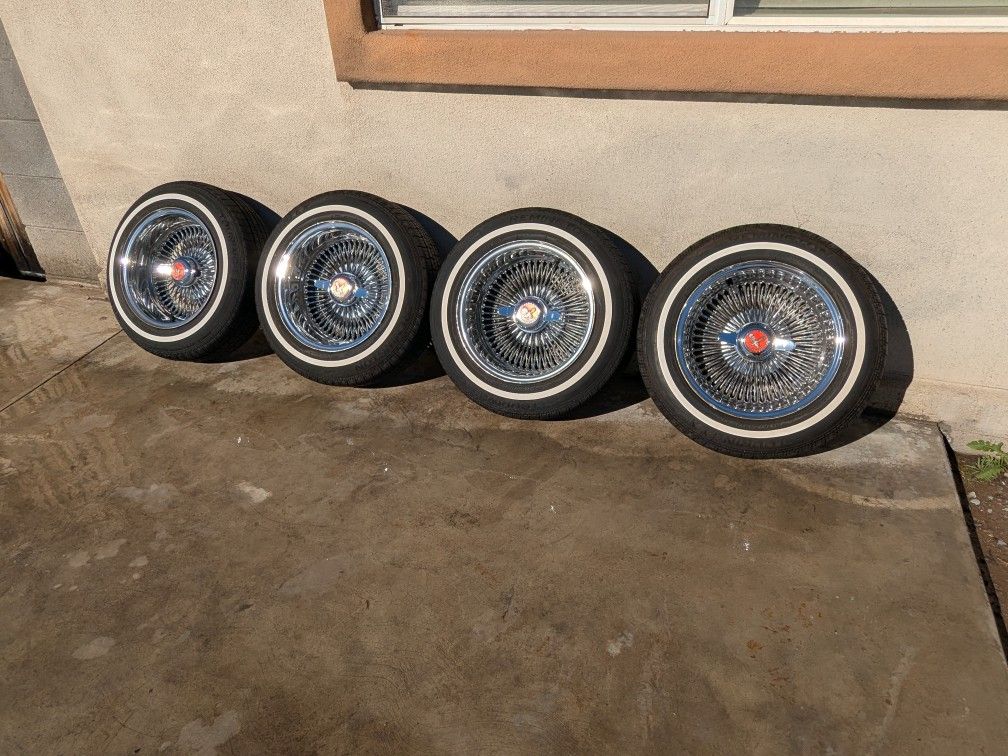 14x7 Spoke Wire Wheels for Sale in Phoenix, AZ - OfferUp