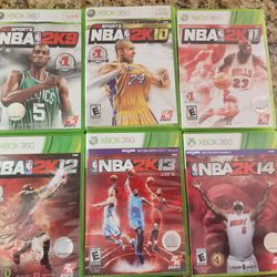 XBOX 360 6 GAMES -- XBOX 360 6 JUEGOS