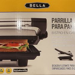 BELLA Panini Grill - Pick Up Today – Nonstick Press Cooking – New Unopened Condition
