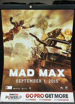 Mad Max 2015 Game poster