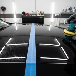 Professional compounds + machine polish