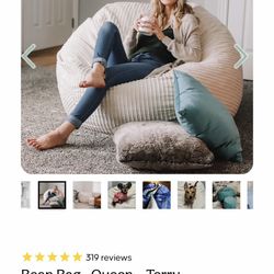 Corduroy bean bag and bed 