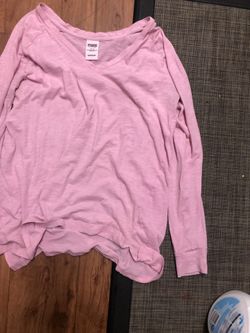 Pink Victoria’s secret shirt size medium