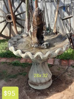 Usu working fountain with pump