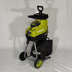 Sun Joe CJ603E 1 3/4" Electric Corded Wood Chipper / Shredder with Collection Bag - Great Condition