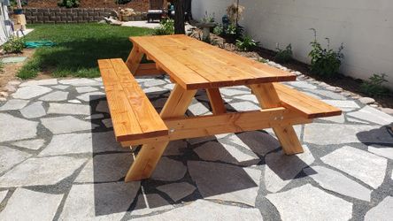 Rustic Picnic Tables