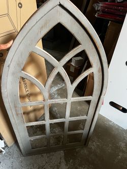 Arch Distressed gray Framed