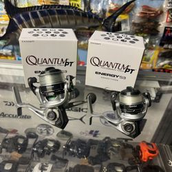 Like New Quantum Energy 30/15 Spinning Fishing Reels Price Is The Pair. . 