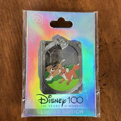 Disney DEC 100 Years Of Wonder Copper & Todd Fox & the Hound Pin LE400