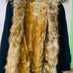 Fashion Fur Jacket Coat NEW