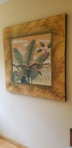 Painting on canvas. 48in by 48in