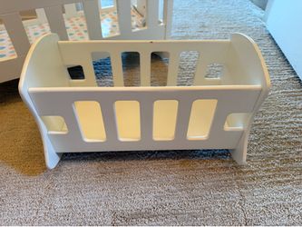 Doll bed, wooden