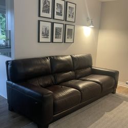 Leather Great Condition 2 Couches - MACY’S Home Purchased