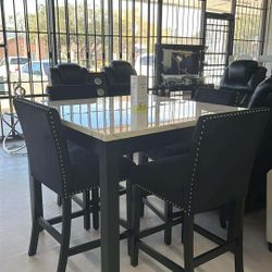 Dining Set 4x Chairs 