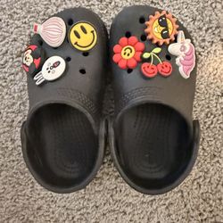 Black Crocs. Children Size C7