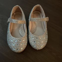 Toddler Size 5 - Rose Gold flats