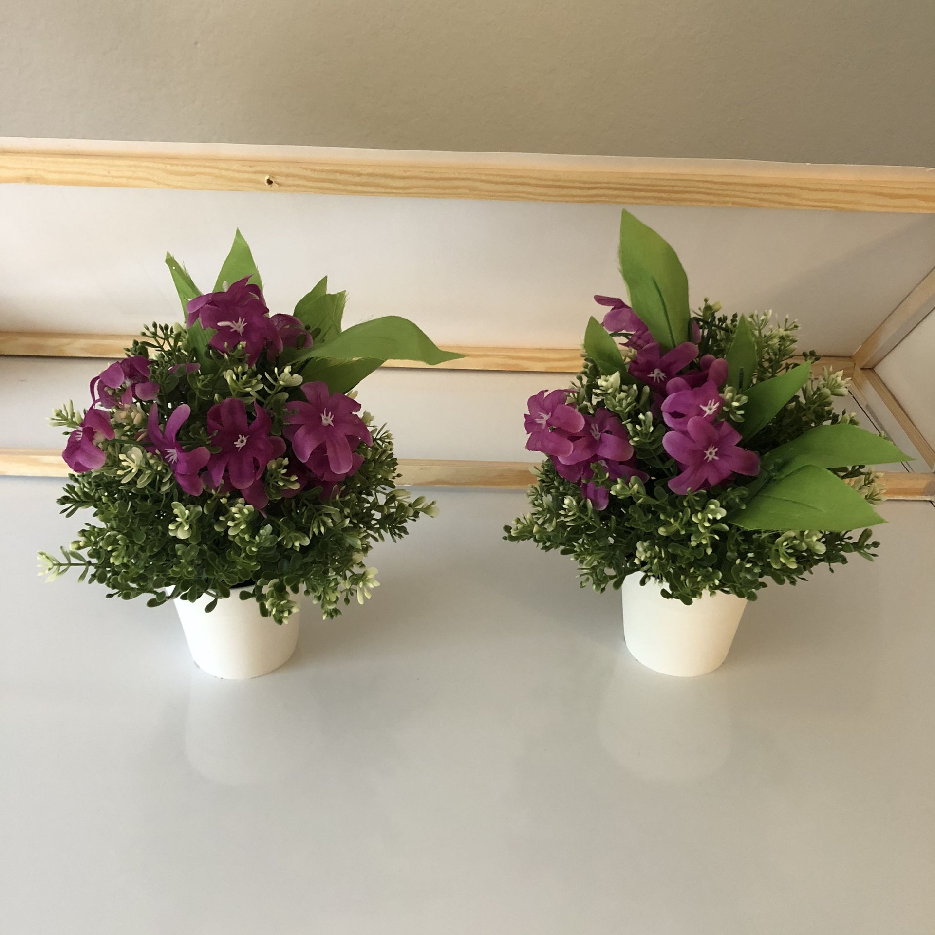 (2) Flower Vase. NEW! Approximately 10”