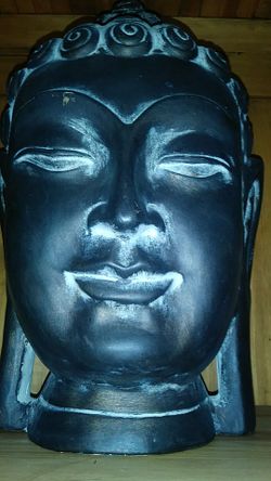 Hand Cast Sculpted Buddah Head