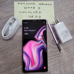Samsung Galaxy Note 9 Unlocked 128 GB with Excellent Battery Life