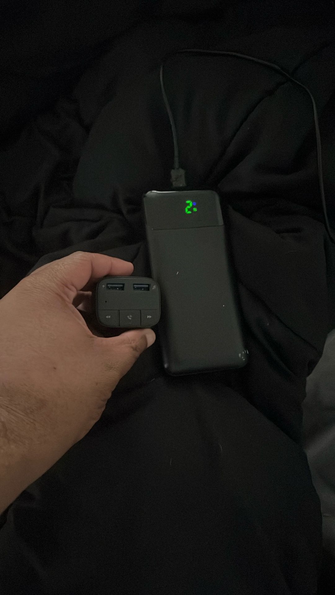 Bluetooth Car Adapter And Portable Charger (40800mah)