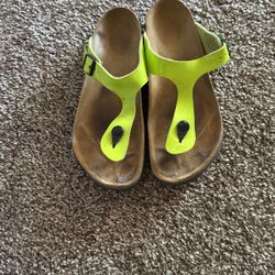 Neon Birkenstocks Slipper Size 39