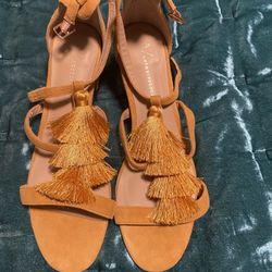 Anthropologie Low Heels, 8.5