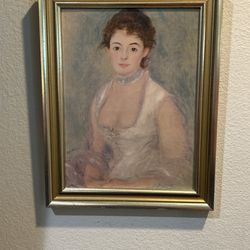 Auguste Renoir /Madame Henriot(c 1876) Print Custom Framed