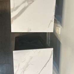 Modern Marble Top End table