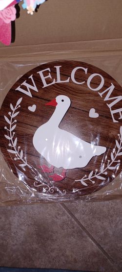 Goose 15 Pcs Interchangeable Front Door Welcome Sign