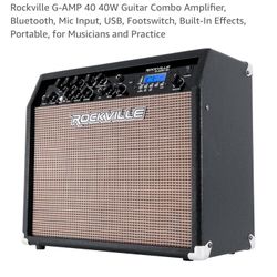 40w Guitar Amp W/effects And Mic Input 