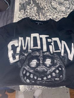 Mixed Emotion Black Graphic T-Shirt