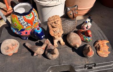 Mexican Folk Art Pottery & Figurine Collection