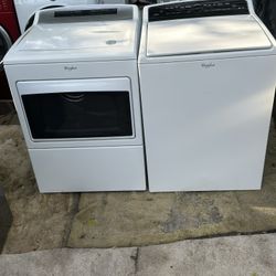 Whirlpool Top Load Washer & Dryer Set 