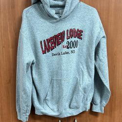 Med. SizePull Over Hooded Sweatshirt