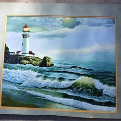 Pigeon Point Lighthouse Matted Print