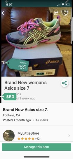 Brand New ASICS woman’s size 7