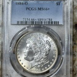 1884 O Morgan Dollar PCGS MS66+ PQ Morgan!!!