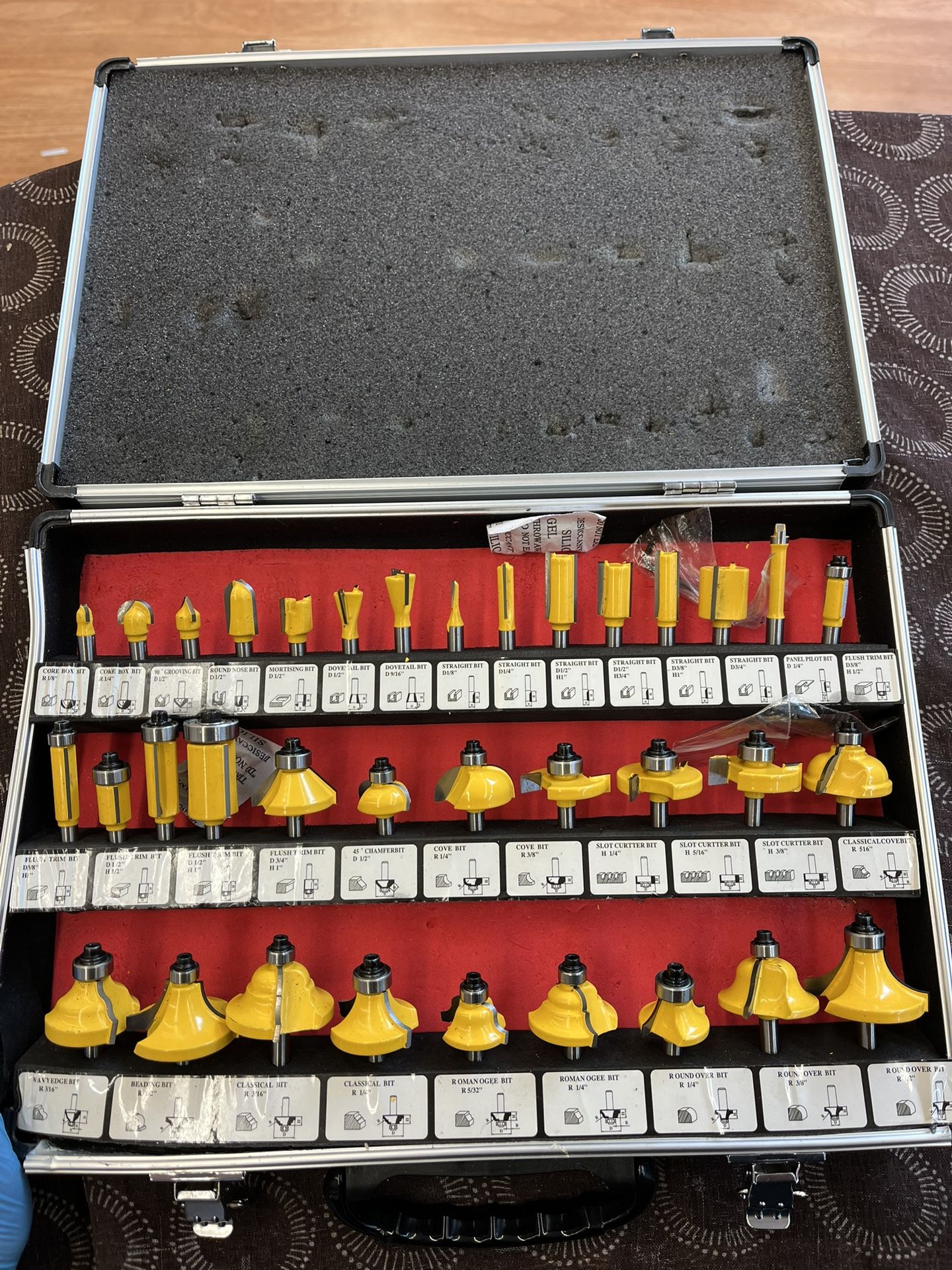 35 Piece Carbide Router Bit Tools Set