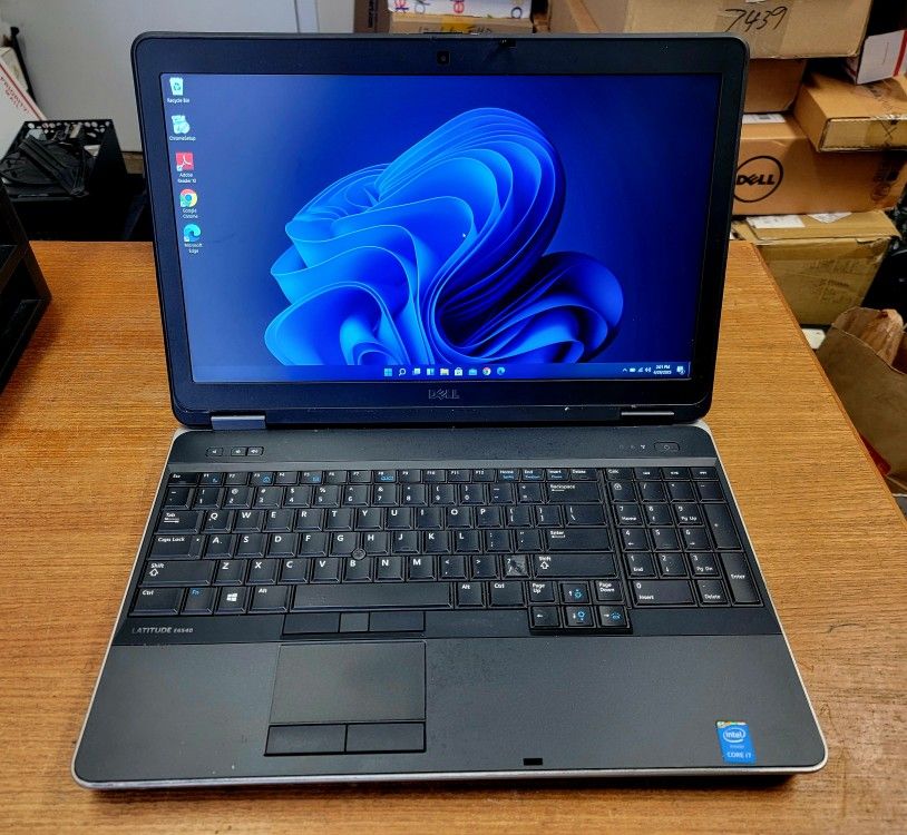 Fixed Price: Dell Latitude E6540 15.6" Laptop Core i7/ 8GB RAM/ 256GB SSD HDMI Win 11 #7775
