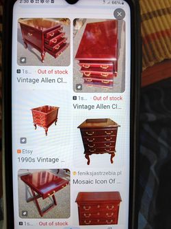 Vintage Allen end tables
