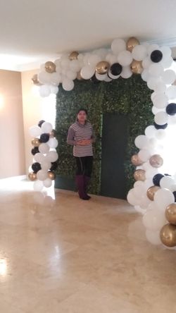 Arco de globos orgánico para su fiesta