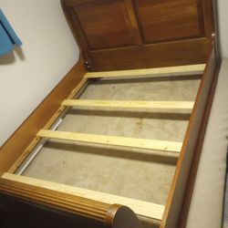 Queen Sleigh Bed And Matching Dresser