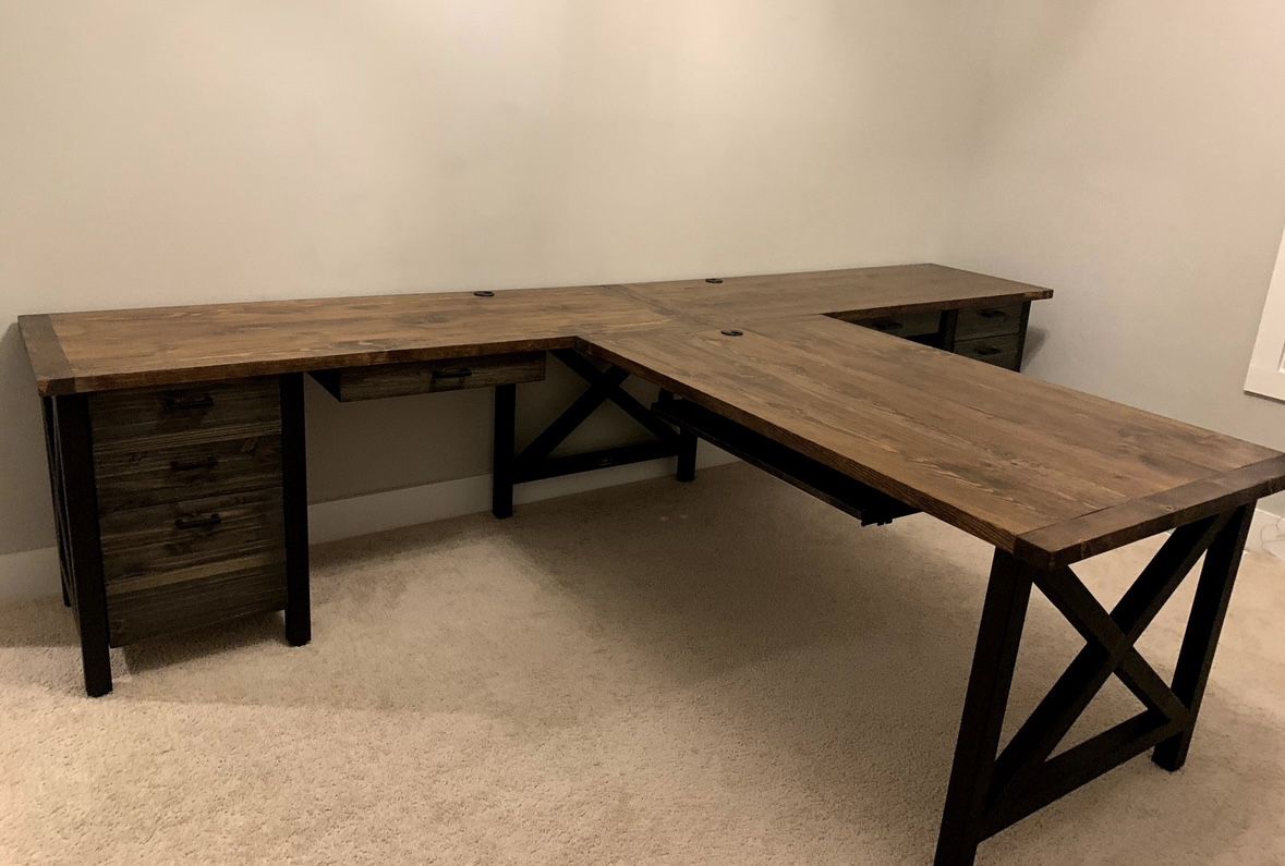 Custom Wooden Rustic Desk