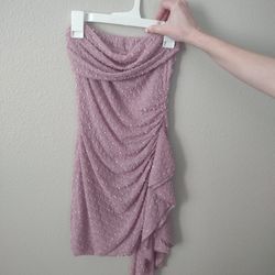 Mauve/Dusty Pink Prom Dress