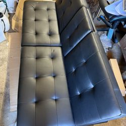 Nice Futon  Cup Holder Couches  Can Deliver If Needed 