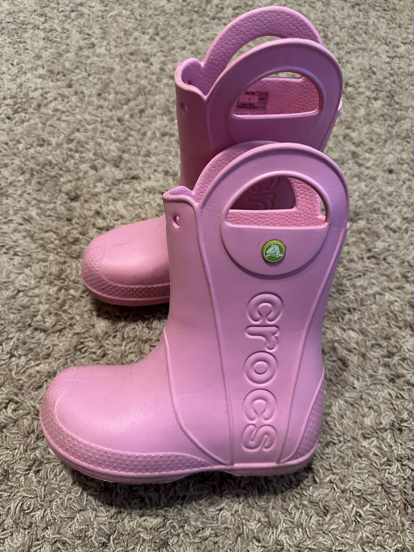 Girl Size-1 Croc Water Boots