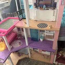 Barbie Playhouse With Elevator And Swing