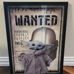 Star Wars Baby Yoda Wall Decor 