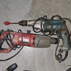 Milwaukee & Makita - Heavy Duty Hammer Drills
